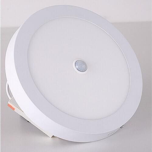 Surface Mount LED Down light 6W/12W/18W PIR Motion Sensor lamp LED Down light AC85-265V Indoor Entrance Balcony Stair lighting