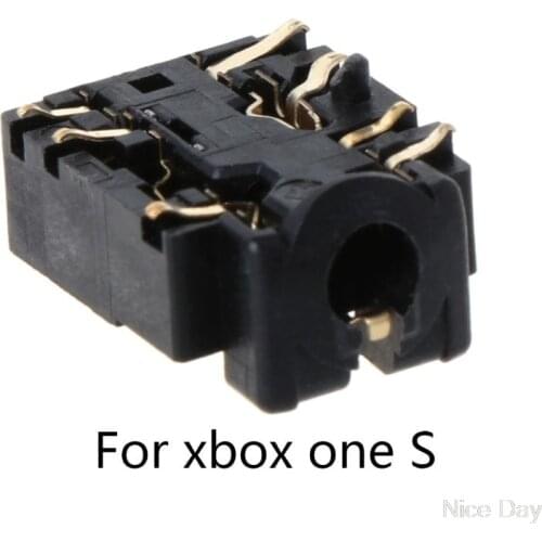 3.5MM Headset Connector Port Socket Headphone Jack Plug Port for Xbox One Slim S Controller Accessories My29 20 Dropship