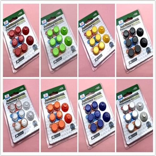 8PCS/Lot Removable Silicone Analog Thumb Sticks For PS4 Button Grips Thumbstick For Xbox One X-One S Controller