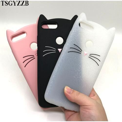 3D Cat Silicone Case For Xiaomi Mi A1 A2 Lite Case Redmi 4A 5A 6A Note 4 4X 5 7 Pro Phone Back Cover Soft Full Protective Shell