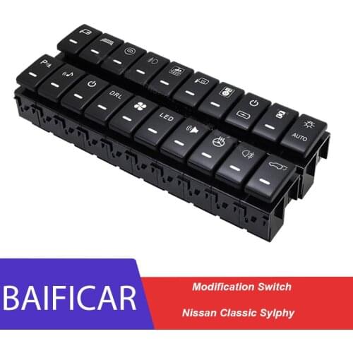 Brand New Steering Wheel Heating Music Switch Horn Fan Switch Modification Switch For Nissan Classic Sylphy