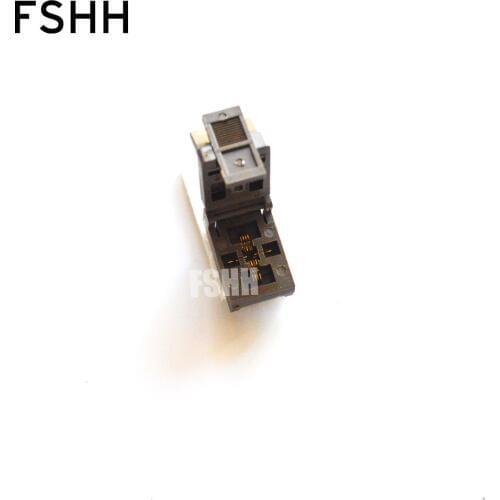 QFN8 test socket WSON8 MLF8 DFN8 ic test socket Pitch=0.5mm size=3mmx3mm