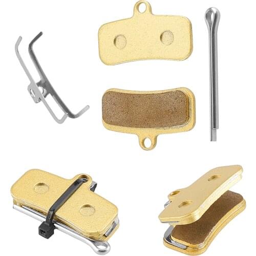 1 Pair Bicycle Full-metallic Hydraulic Disc Brake Pads For SHIMANO ZEE M640 SHIMANO SAINT M810 M820 Cycling Riding Accessories