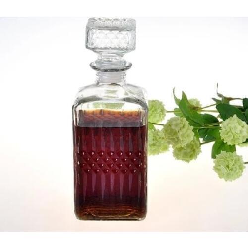 1PC Excellent Quality Promotion 1000ML Crystal Whiskey Wine Shot Glass Bottle With Cap Stopper Drinking Bar Decanter JR 1088