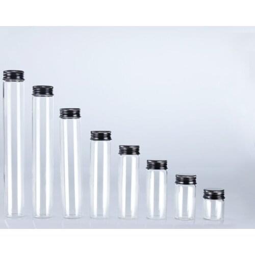 10pcs 15-110ml Small Glass Bottle With Cap Kitchen Glass Canister Snack Sugar Storage Container Jar Bottle Kitchen Accessories