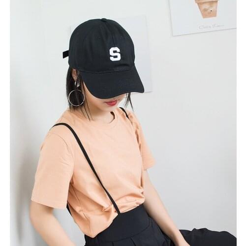 2021 New Casual Baseball Cap for Women and Men Fashion S Embroidery Summer Visors Cap Boy Girls Cotton Snapback Hat Casquette