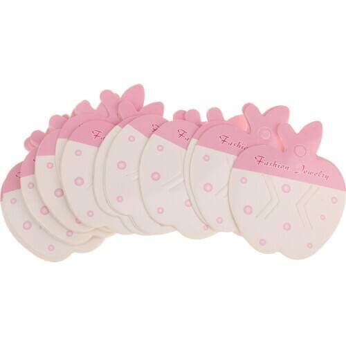 50pcs Hairpin Cards Paper Hair Clip Jewelry Cardstock Hair Display Cards