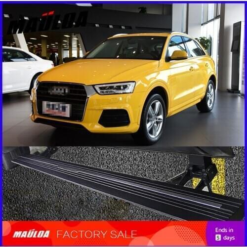 Car Accessories High quality aluminium alloy Automatic scaling Electric pedal side step running board for Q3 2013