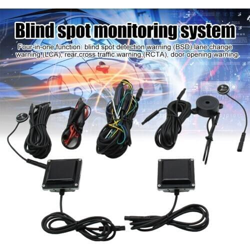 2019 Car Blind Spot Detection Sensor Safety Alert System Universal Warning Long Distance CSL88