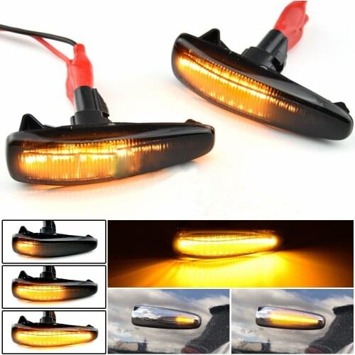 Car Dynamic Side Marker Blinker Turn Signal Lamp LED For Mistubishi Outlander Sport Mirage Sport Lancer Evolution X Light