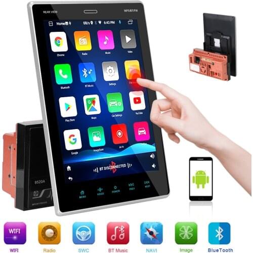 9.5" HD Multimedia Player IPS Touch Screen Mobile Phone Interconnection 1+16G Bluetooth GPS Car MP5 FM BT 2 Din Auto Radio Wifi