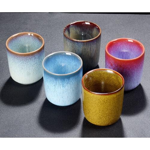 Big Ceramic Teacup Chinese Style Kung Fu Water Coffee Mug Creative Drinkware Teaware