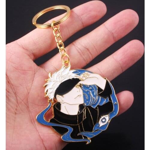 Anime Jujutsu Kaisen Satoru Ryomen Sukuna Keychain Cosplay Cartoon Yuji Itadori Fushiguro Pendant Fans Jewlery