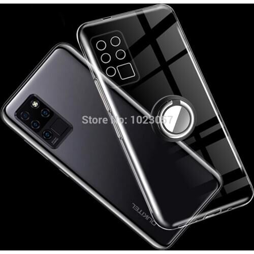 Case For Oukitel C21 Cover Magnetic Car Finger Ring Holder Soft TPU Shockproof Case For Oukitel C21 Pro Coque