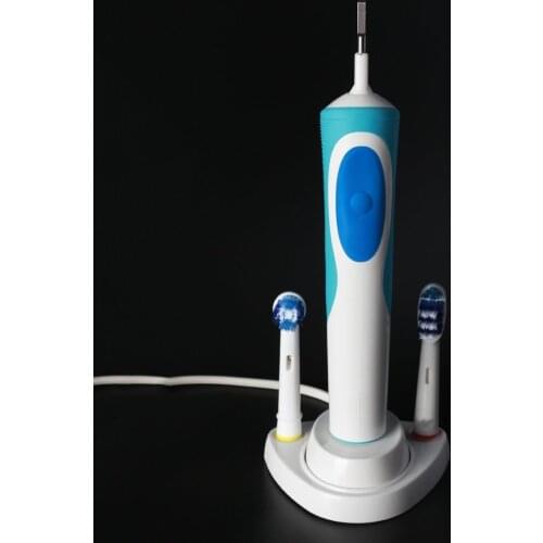 Electric Toothbrush Holder Bracket Bathroom Toothbrush Stander Base Support Holder 2 Tooth Brush Heads Base With Charger Hole