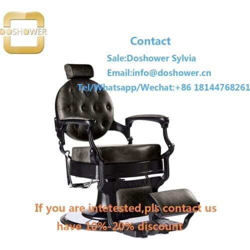 Men salon furniture barber chair with comfortable hair cutting chair for barber chairs footrest