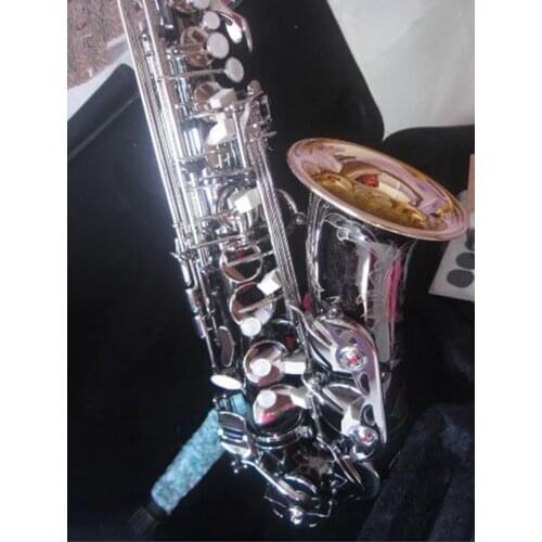 New Arrival Brand Sax Alto Saxophone Nickel Silver Key E-Flat Music Instrument Professional Performance With Case Mouthpiece