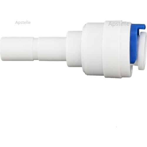 RO Water Plastic Pipe Fitting Straight 1/4" 3/8" OD Hose Connection 1/4" Stem Quick Coupling Reverse Osmosis Aquarium System