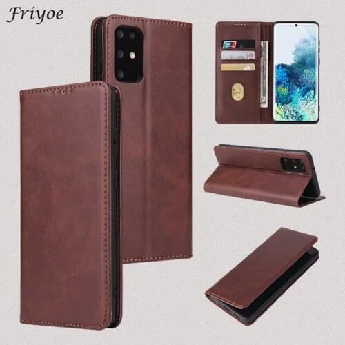 Strong Magnetic Flip For Samsung Galaxy A20E A10E A41 A10S A20S A51 A71 A21S A42 A02S A12 A32 A52 5G Suede Leather Phone Case