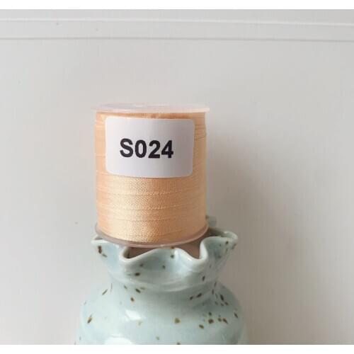S024 A Roll Wholesale 2mm-36mm 100% Pure Silk Embroidery Ribbons Handcraft Supply Double Faced Thin Taffeta Silk Ribbon