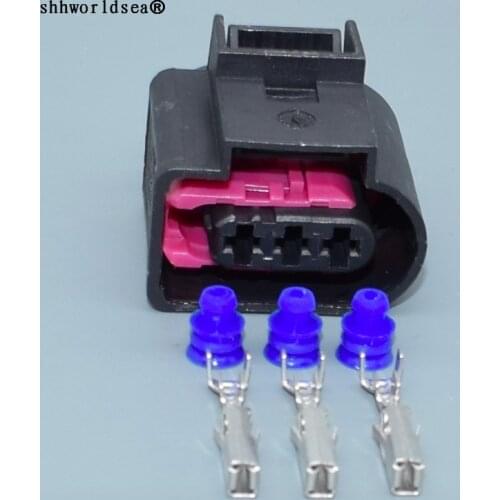 Shhworldsea 3pin for VW Tiguan Passat Golf 6 Skoda Fuel Sensor Electric Connector Plug 4D0 971 993 4D0971993