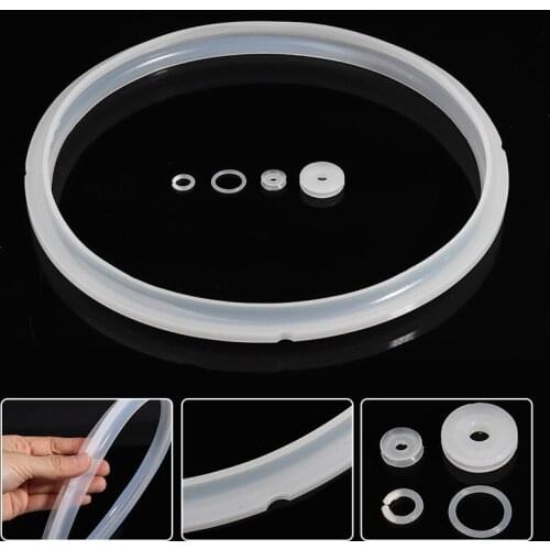 5-6L Replacement Silicone Rubber Clear Electric Pressure Cooker Gasket Sealing Ring Kitchen Accessories Cooker Seal Ring