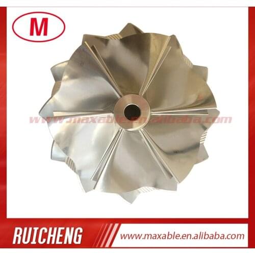 T04E 67.43/82.00mm 6+6 blades high performance turbocharger billet/milling/aluminum 2618 compressor wheel