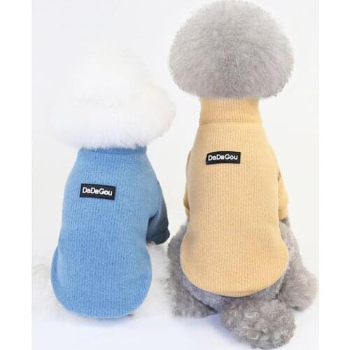Autumn Zip Up Cat Dog Sweater Pet Apparel For Small Dogs Clothes for Chihuahua Machine Washable Fashion Brand New Breathable