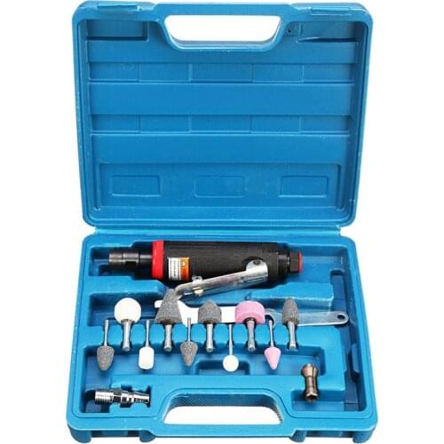 1 Set 1/4" Pneumatic Die Grinder Tire Repair Tools Kit Polishing Carving Air Compressor Sander Grinding Tire Repair Machine