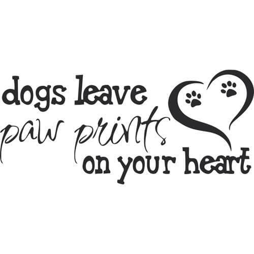 15*6.7cm Dog leave paw - car vinyl decal sticker Fashion Personality Creativity Classic Attractive Car Accessories