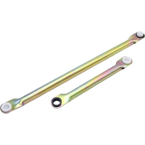 2Pcs Wiper Motor Linkage Push Rod Assembly Replacement for SAAB 9-3 93 03-on Gold Car Accessories