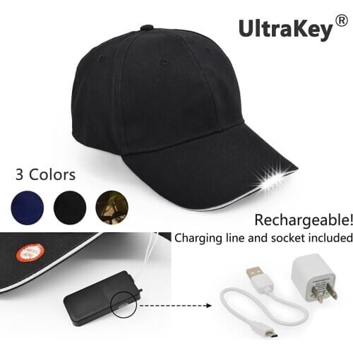 Hands Free Rechargeable LED Baseball Cap Light Glow Bright Sport Hat For Outdoor Jogging Snapback Hats Hip Hop Party Holiday