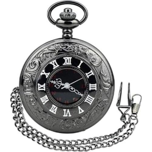 2021 Watch Simple Retro Romantic No Buckle Pocket Watch Manual Winding Alloy Pocket Watch Round Fashion All-match