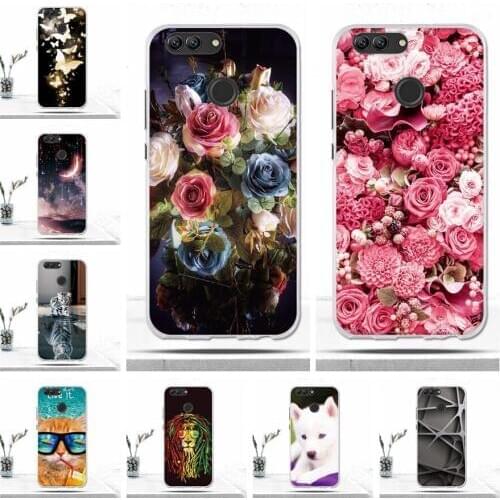 For Huawei Nova 2 Case Silicone Printing Cartoon Soft TPU Clear Back Cover For Huawei Nova2 PIC-AL00 Case Phone Cases 5.0" Cover
