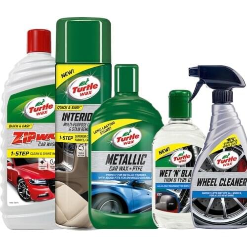 Turtle Wax Lux Car Care Cleaning & Polish Set 5 Piece 10211178