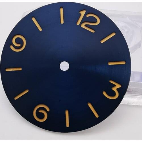 38.9mm sandwich luminous watch dial suitable for ETA 6497 st36 manual winding movement