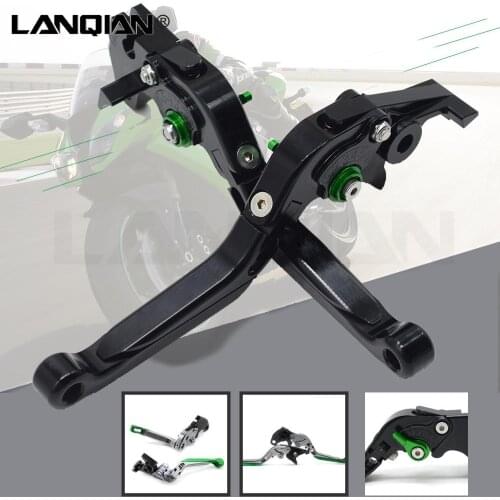 For KAWASAKI Ninja ZX6R/636 2007-2018 CNC Motorcycle Accessories Brake Clutch Levers Adjustable Folding Extendable ZX 6R ZX-6R