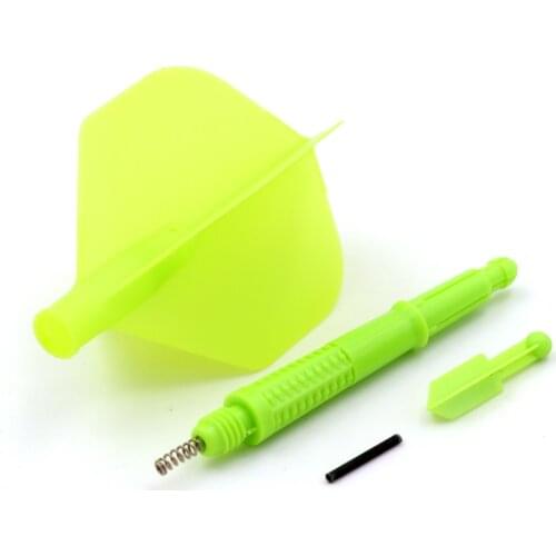 CUESOUL AK6 Dart Shaft with AK4 Green Dart Flight Standard Shape-15mm/18.8mm/24.8mm /29.5mm/33.3mm