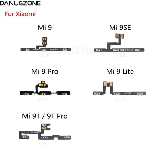 Power Button Switch Volume Button Mute On / Off Flex Cable For Xiaomi Mi 9 Pro 9T Lite 9SE