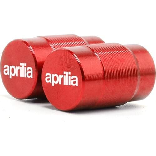 Wheel Tire Valve Stem Caps Airtight Covers For Aprilia RSV4 RSV1000/R Caponord 1200 Dorsoduro 750 Shiver Tuono 1000/R V4R
