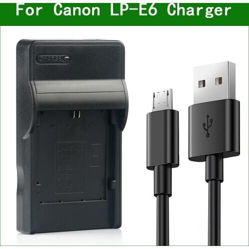 LP-E6 LP E6 Digital Camera Battery Charger For Canon EOS 5DS, 5D Mark II, 6D 7D 60D 70D 80D 90D, 7D SV, 7D Mark II, 5D Mark III