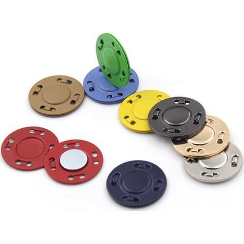 Metal dark button magnet buckle suction buckle magnetic buckle coat clothes invisible bag magnetic magnet button button 20mm