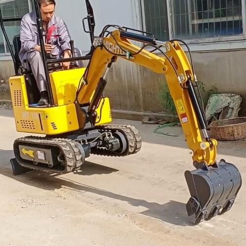 Mini digger for construction mini digger excavator with full hydraulic joystick mini excavator 1ton with optional attachment