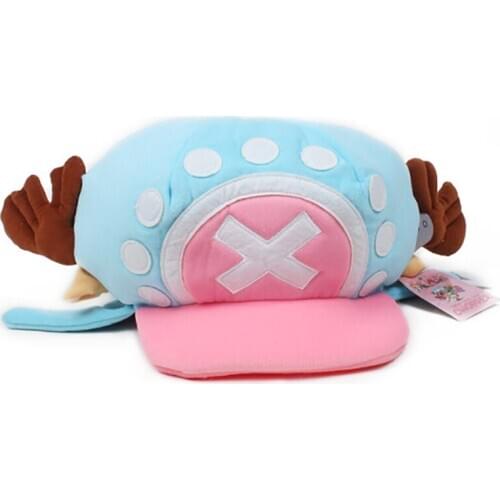 Fashion Anime One Piece Tony Chopper Cap Plush Winter Warm Soft Hat Boys Girls Cartoon Cosplay Halloween Christmas Party Gifts