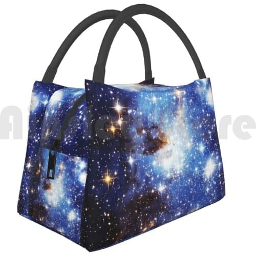 Portable Insulation Bag Blue Galaxy 3.0 Galaxy Blue Blue Galaxy Nebula Lh95 Nebula Lh95 Geek Nerd Vintage