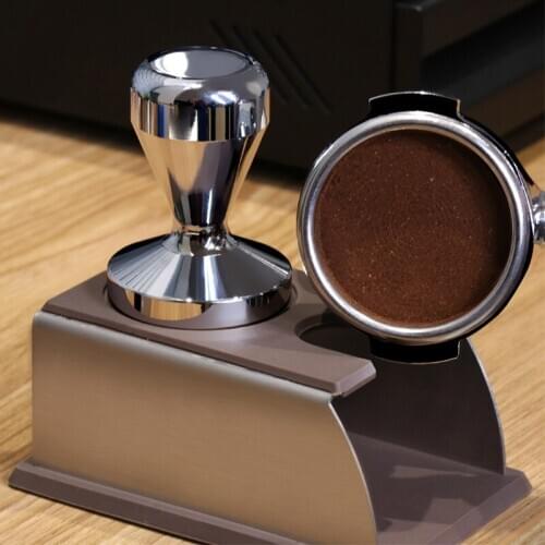 Stainless steel Italian coffee press 55mm powder hammer coffee machine handle solid press 51mm 49mm barista tools