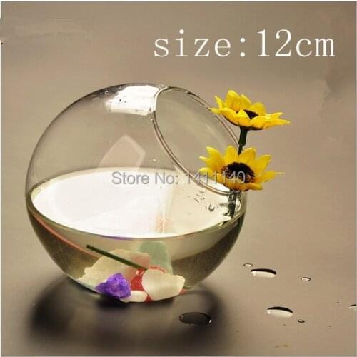 Transparent imitated crystal shell glass vase creative bowl contemporary furnishing household gift wedding decoration 6pcs/lot