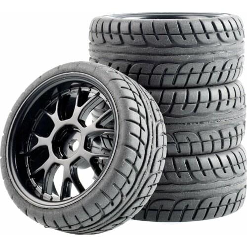 RC 907-8003 Speed Tires insert sponge & Wheel 4PCS For HSP HPI 1:10 Touring Car