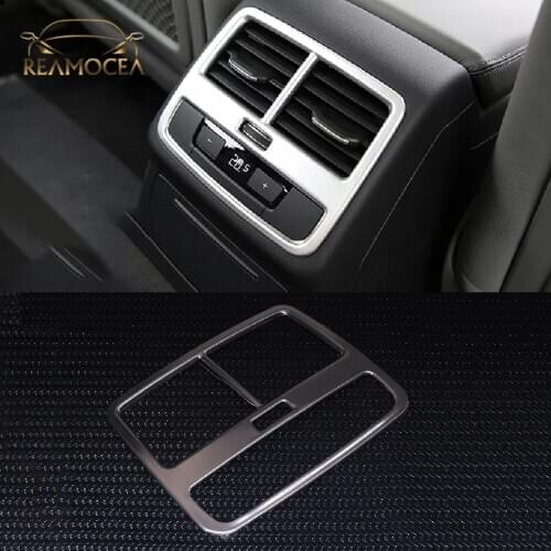 Reamocea Fit For Audi A4 A5 B9 F5 Sedan Avant Allroad Sportback Coupe Cabriolet 2017 2018 2019 2020 Rear AC Air Vent Outlet Trim