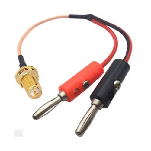 RP-SMA Female to banana head connector RF Pigtail RG316 cable